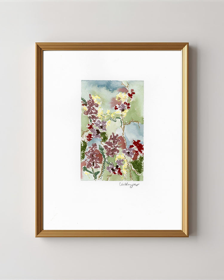 Mixed Media Floral No 1