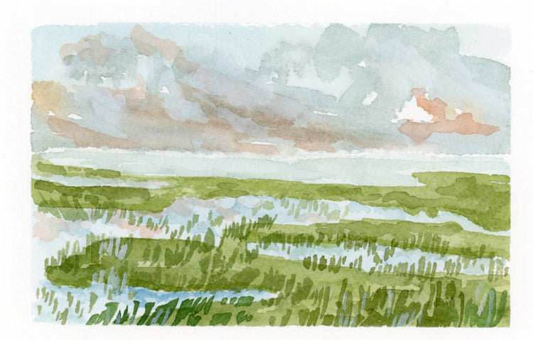 Sunset Marsh Print