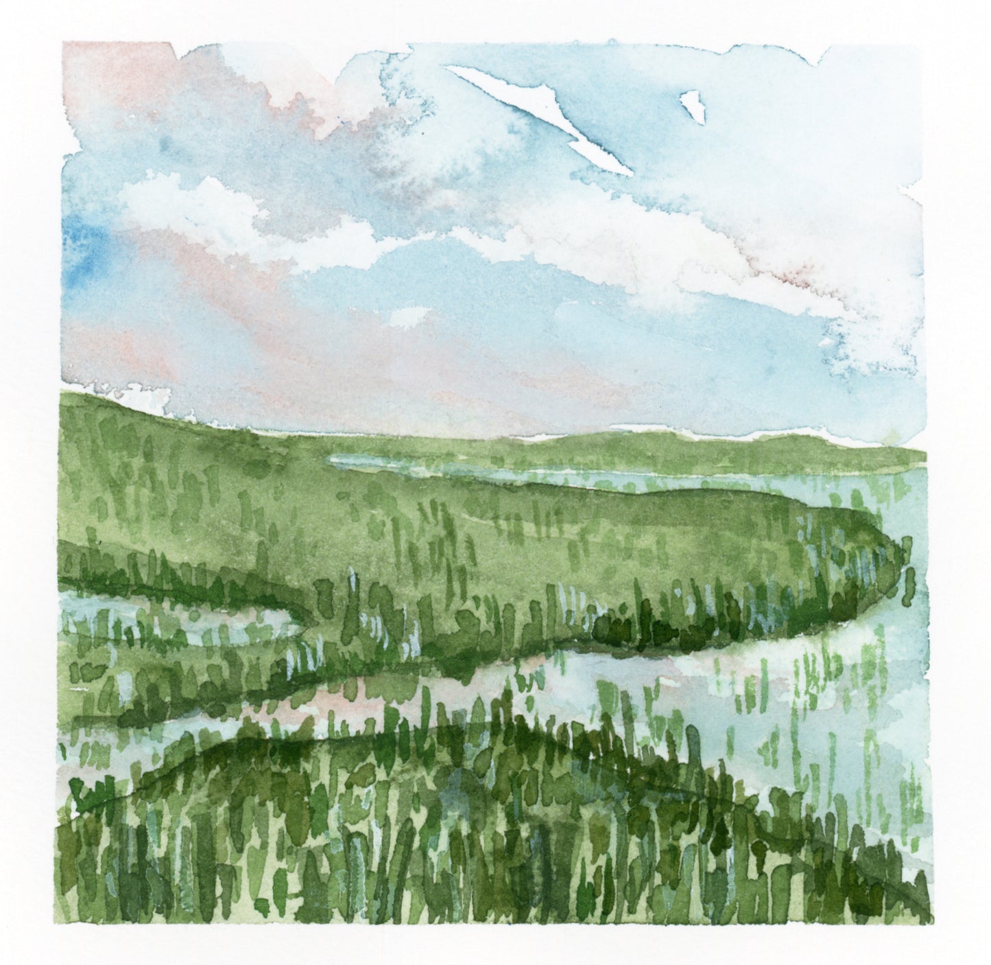 Marshlands No 3 Print (5x5)