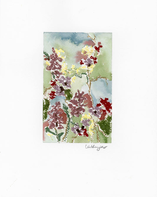 Mixed Media Floral No 1