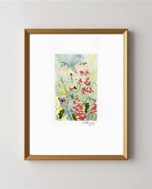 Mixed Media Floral No 2