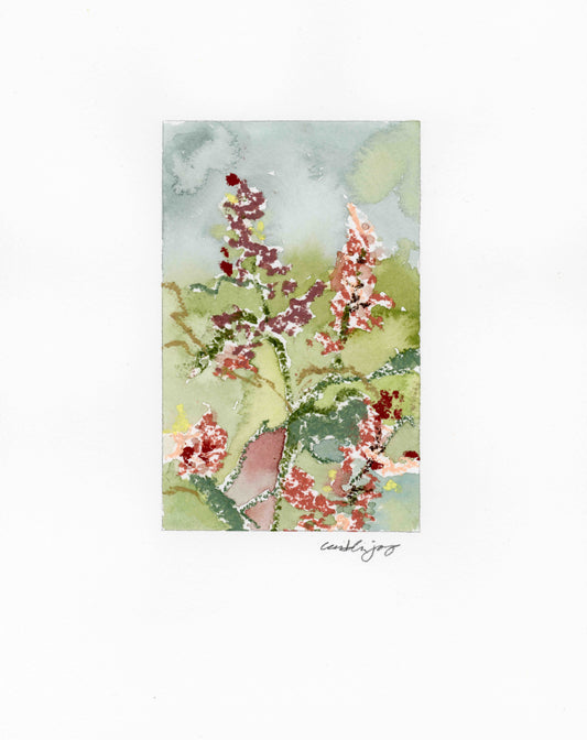 Mixed Media Floral No 4