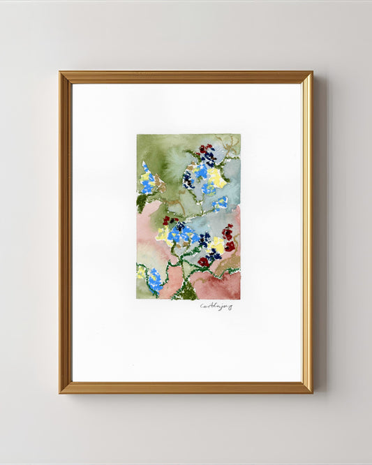 Mixed Media Floral No 5