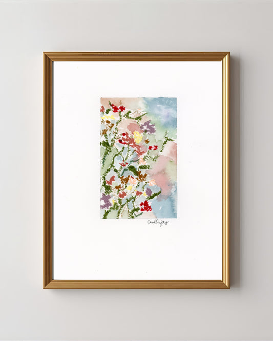 Mixed Media Floral No 6