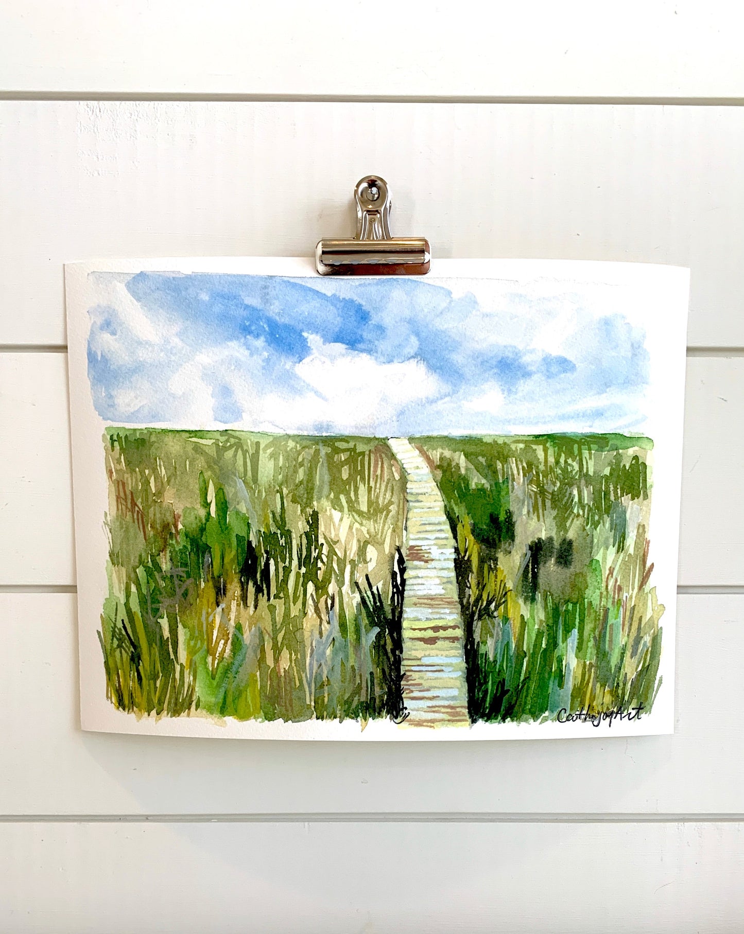 Grassy Boardwalk Print (9x12)