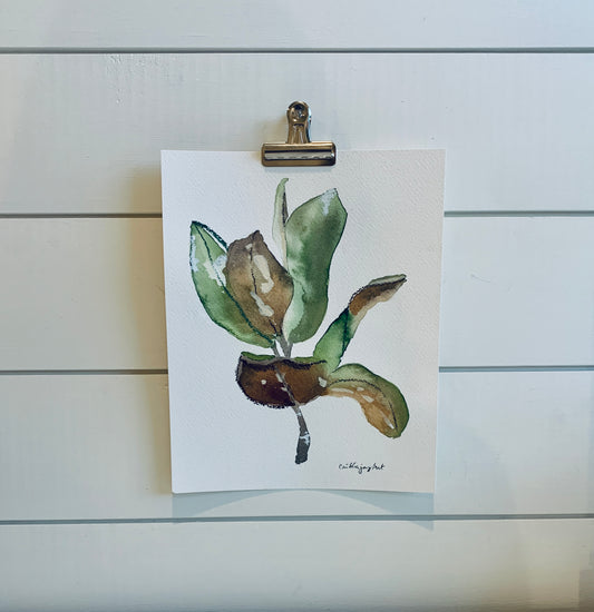 Magnolia leaf No. 1 Print (8x10)