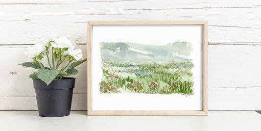 Cloudy Skies Print